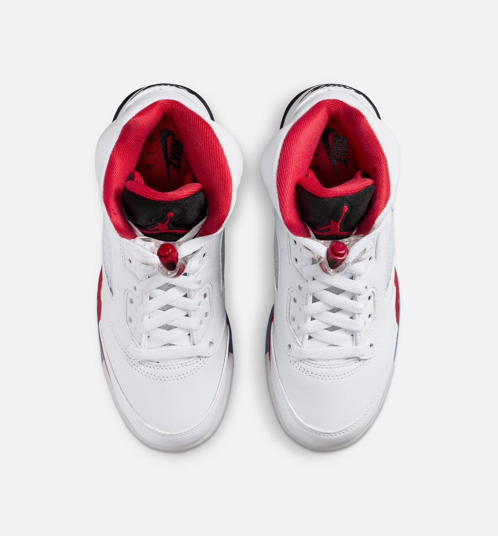 Air Jordan 5 Retro “Fire Red” Grade School Shoes