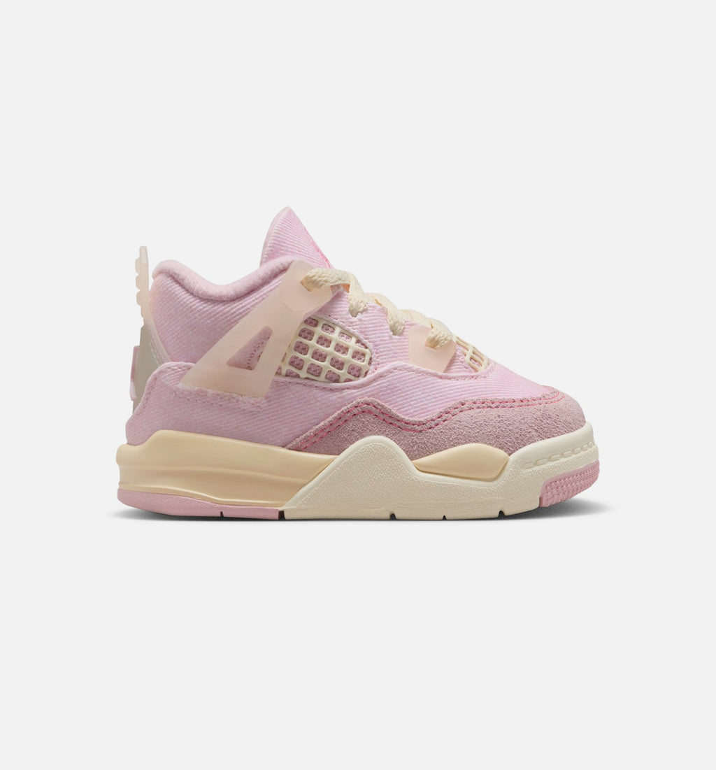Air Jordan 4 Retro “Pink Pearl & Iced Carmine” Infant/Toddler Shoes