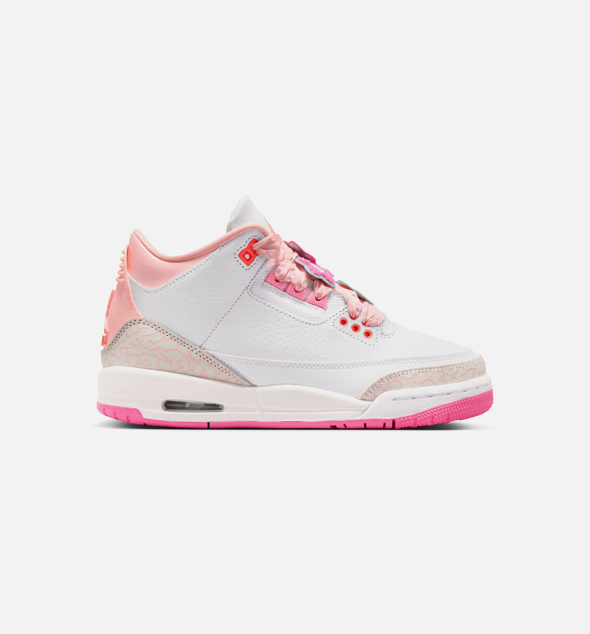 Air Jordan 3 Retro “Spring Flowers” Grade School Shoes