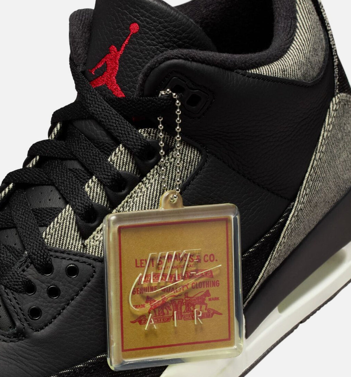 Air Jordan 3 x Levi’s “Black & White” Men’s Shoes