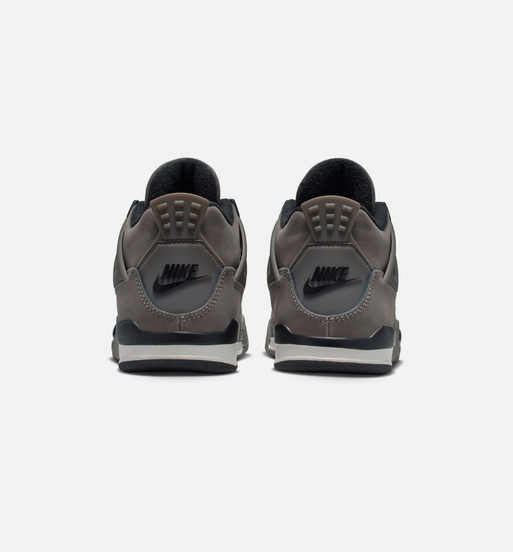 Air Jordan 4 Retro “Cave Stone & Black” Preschool Shoes