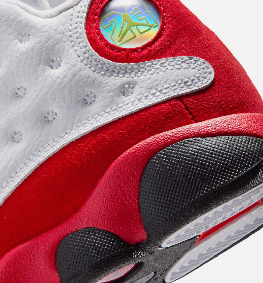 Air Jordan 13 Retro “White & University Red” Preschool Shoes