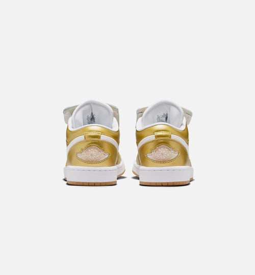 Air Jordan 1 Low Gold & White Women’s Shoes