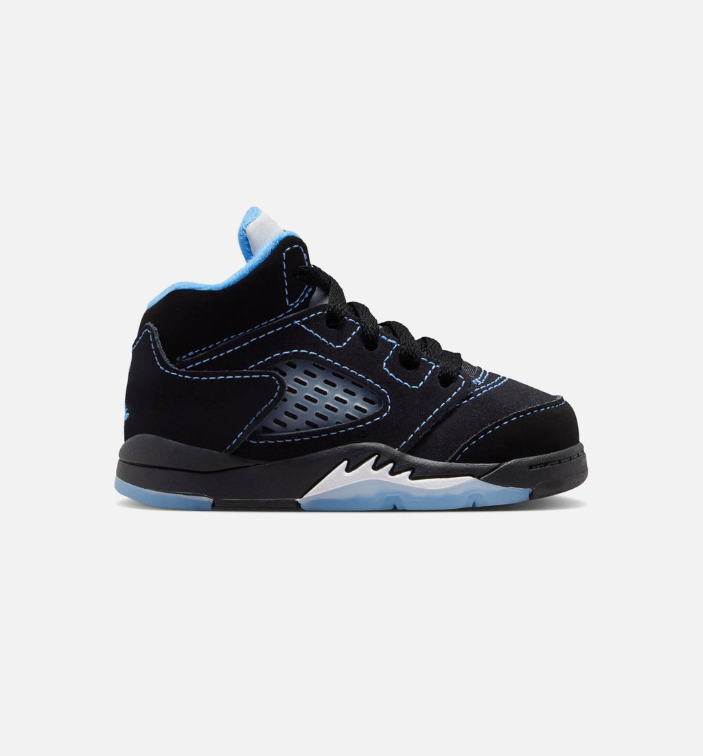 Air Jordan 5 Retro “Black Carolina” Infant/Toddler Shoes