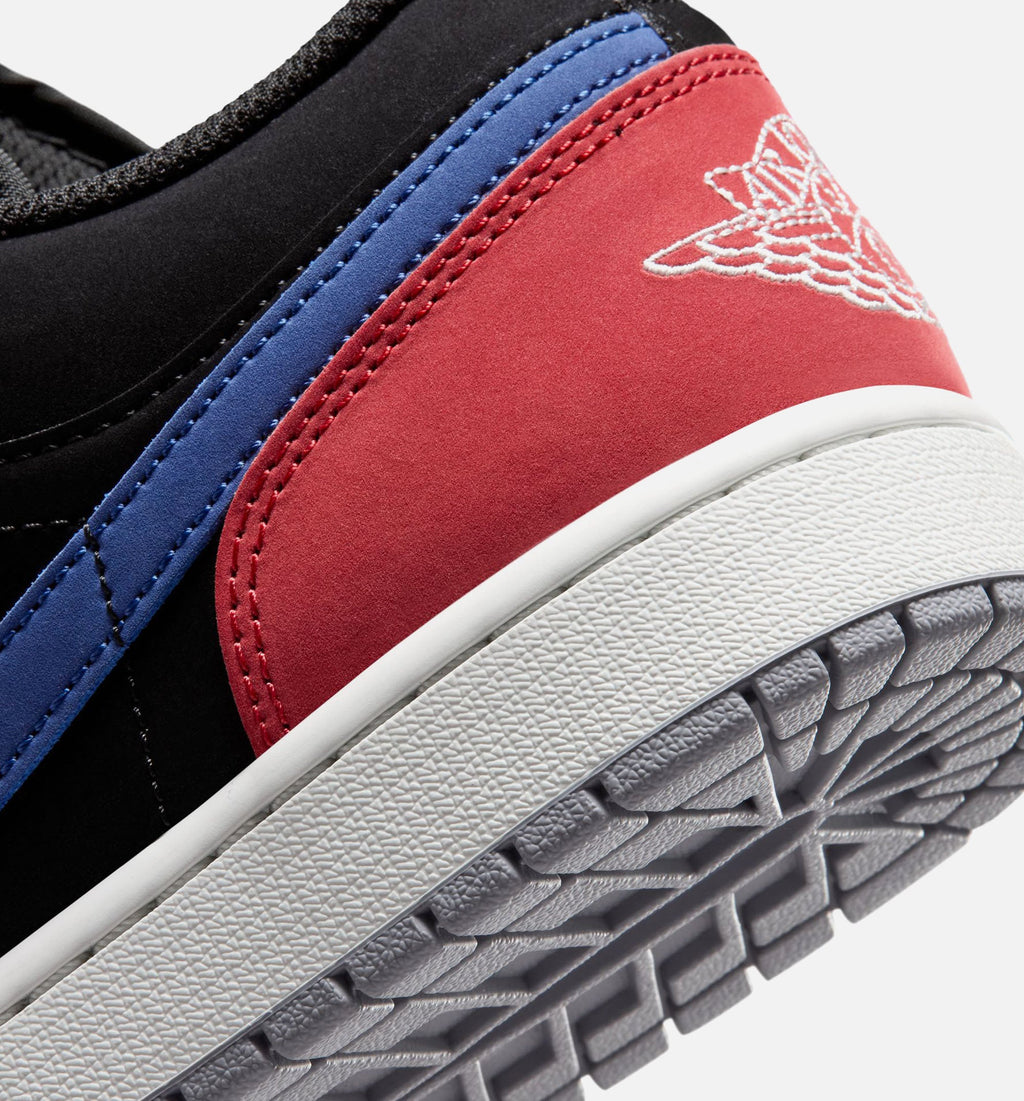 Air Jordan 1 Low Black & True Blue Men’s Shoes