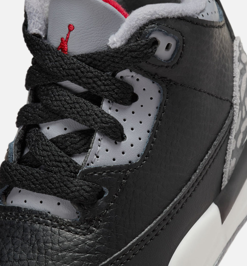 Air Jordan 3 Retro “Black Cement” Infant/Toddler Shoes