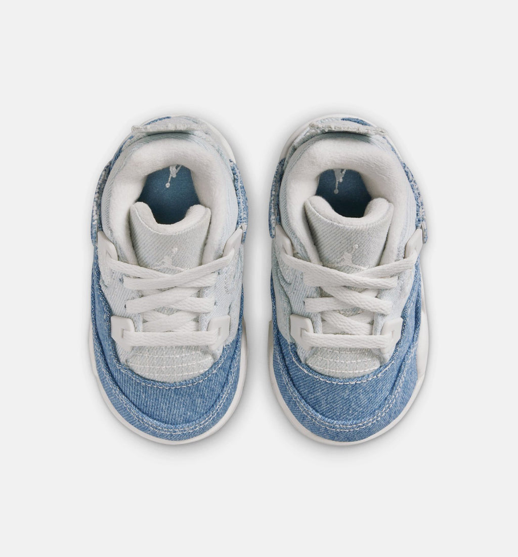 Air Jordan 4 Retro “Worn Blue” Infant/Toddler Shoes