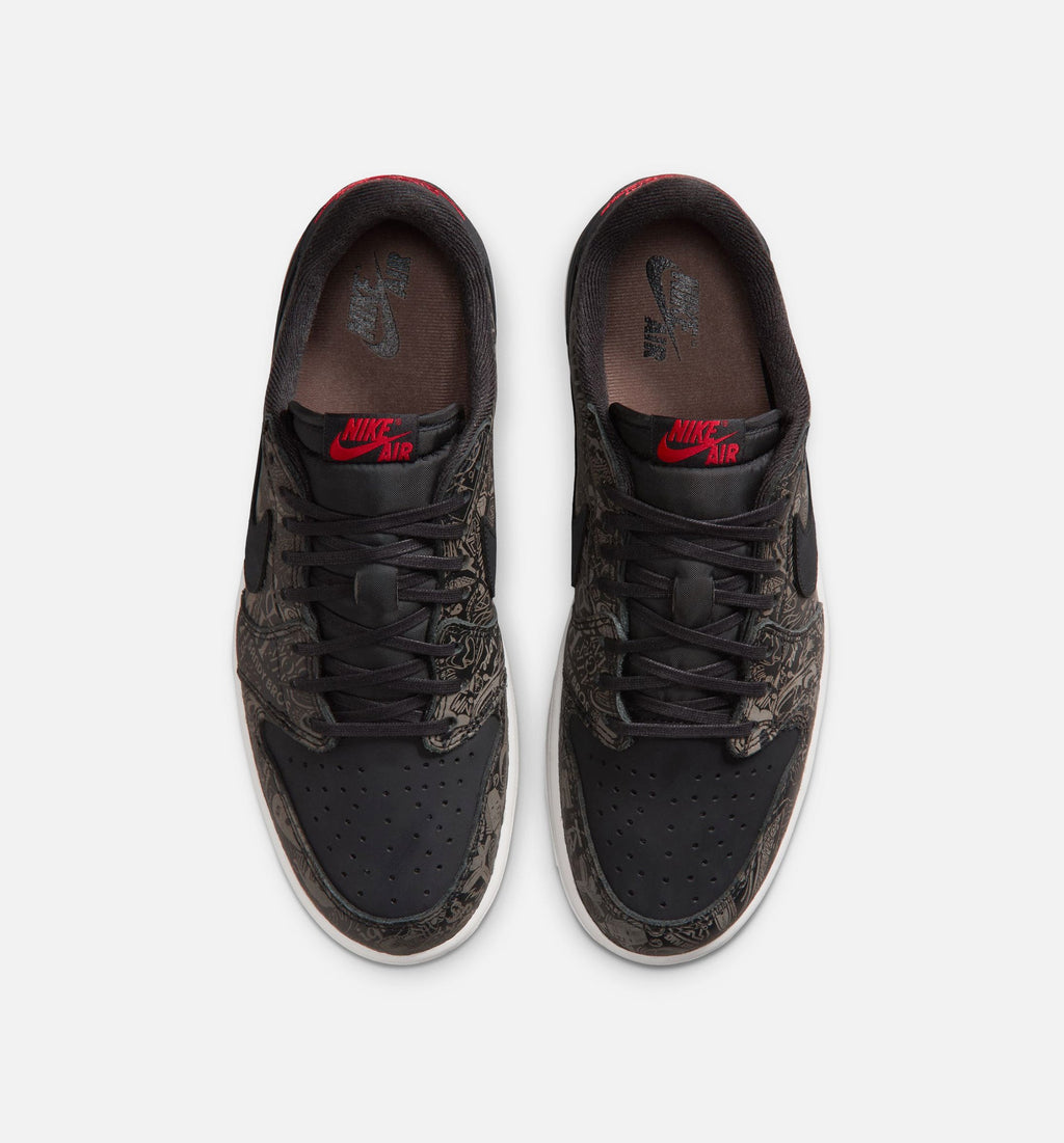 Air Jordan 1 Retro Low OG “Laser Black & Varsity Red” Men’s Shoes