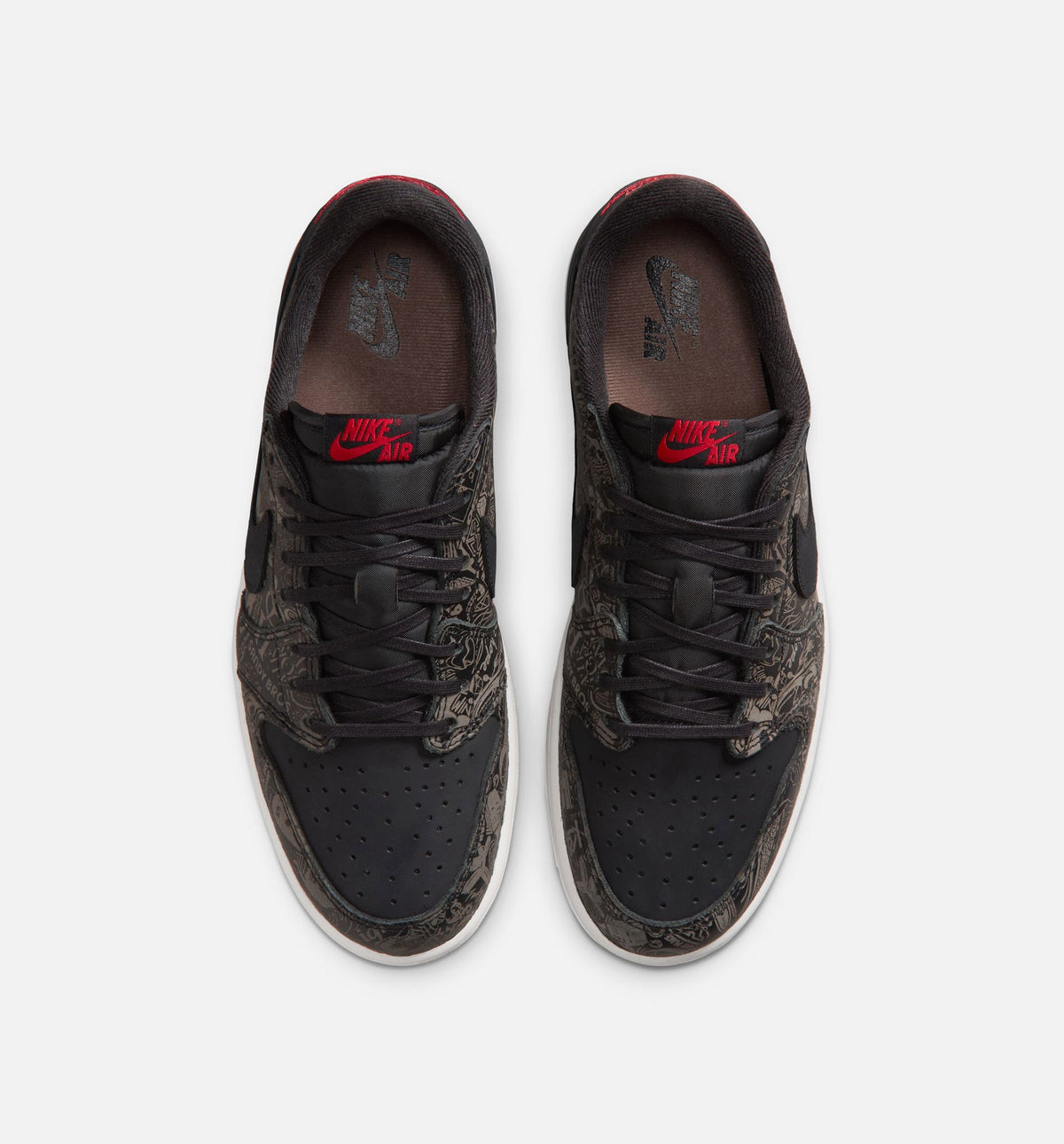 Air Jordan 1 Retro Low OG “Laser Black & Varsity Red” Men’s Shoes