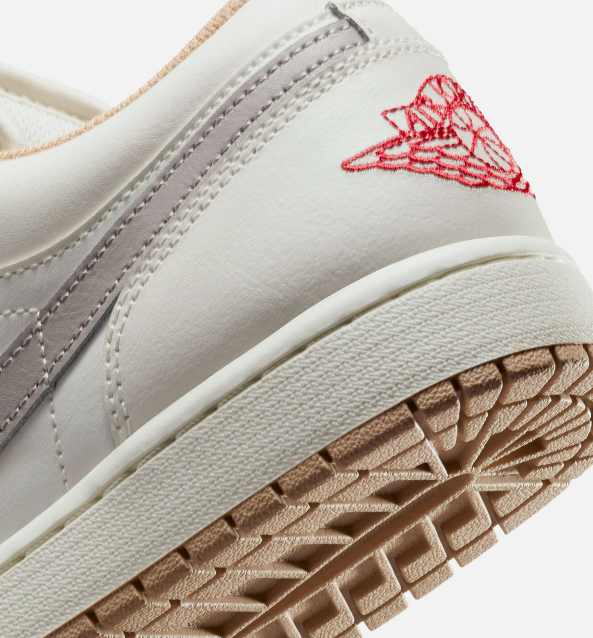 Air Jordan 1 Low Sail & Fire Red Men’s Shoes