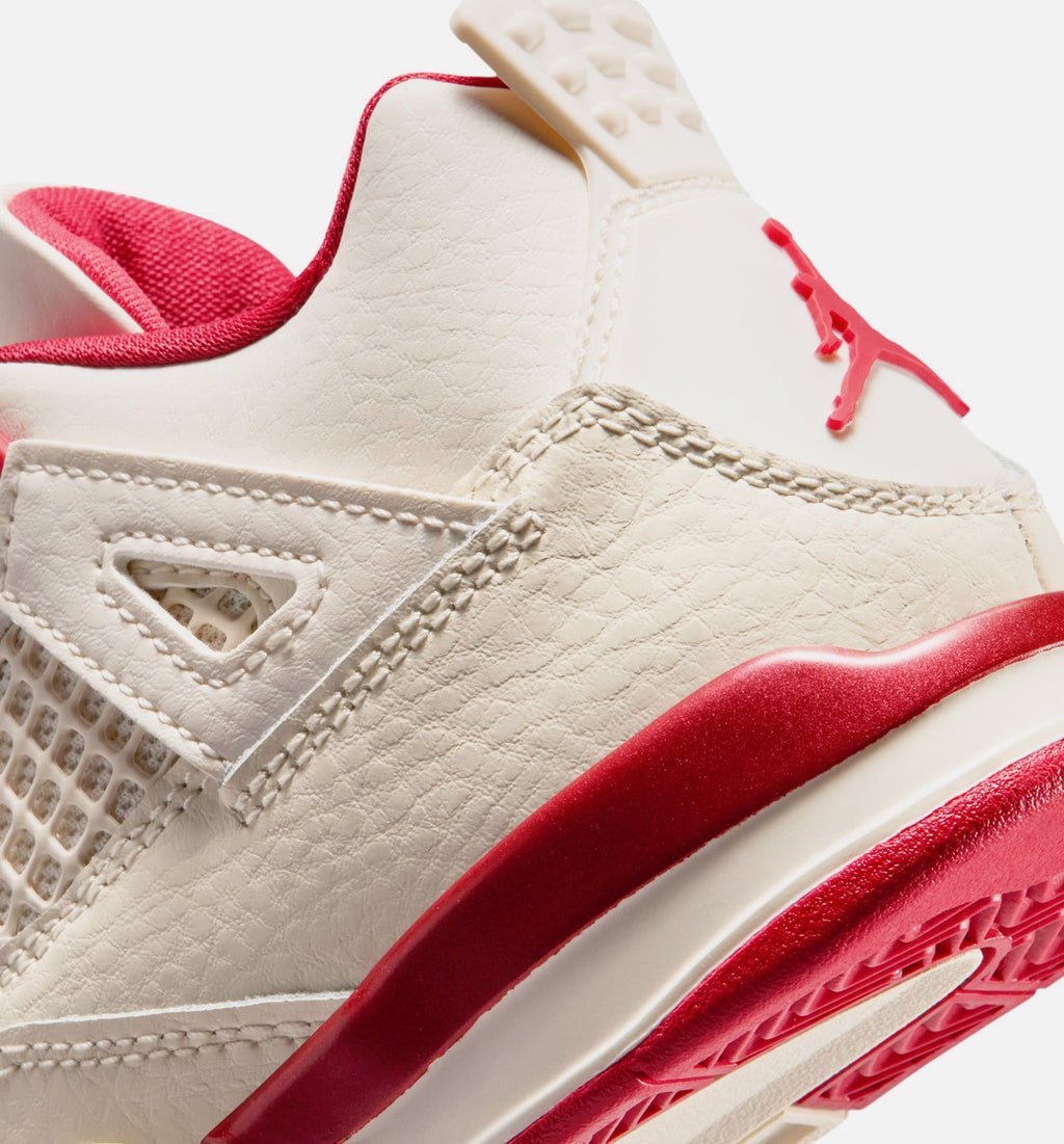 Air Jordan 4 Retro “Valentine’s Day” Preschool Shoes