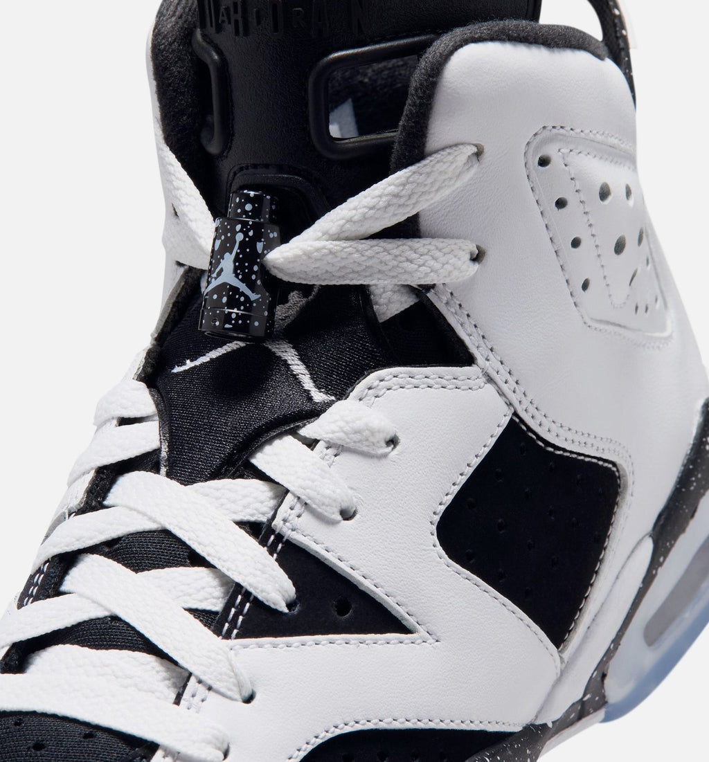 Air Jordan 6 Retro “Black & White” Grade School Shoes