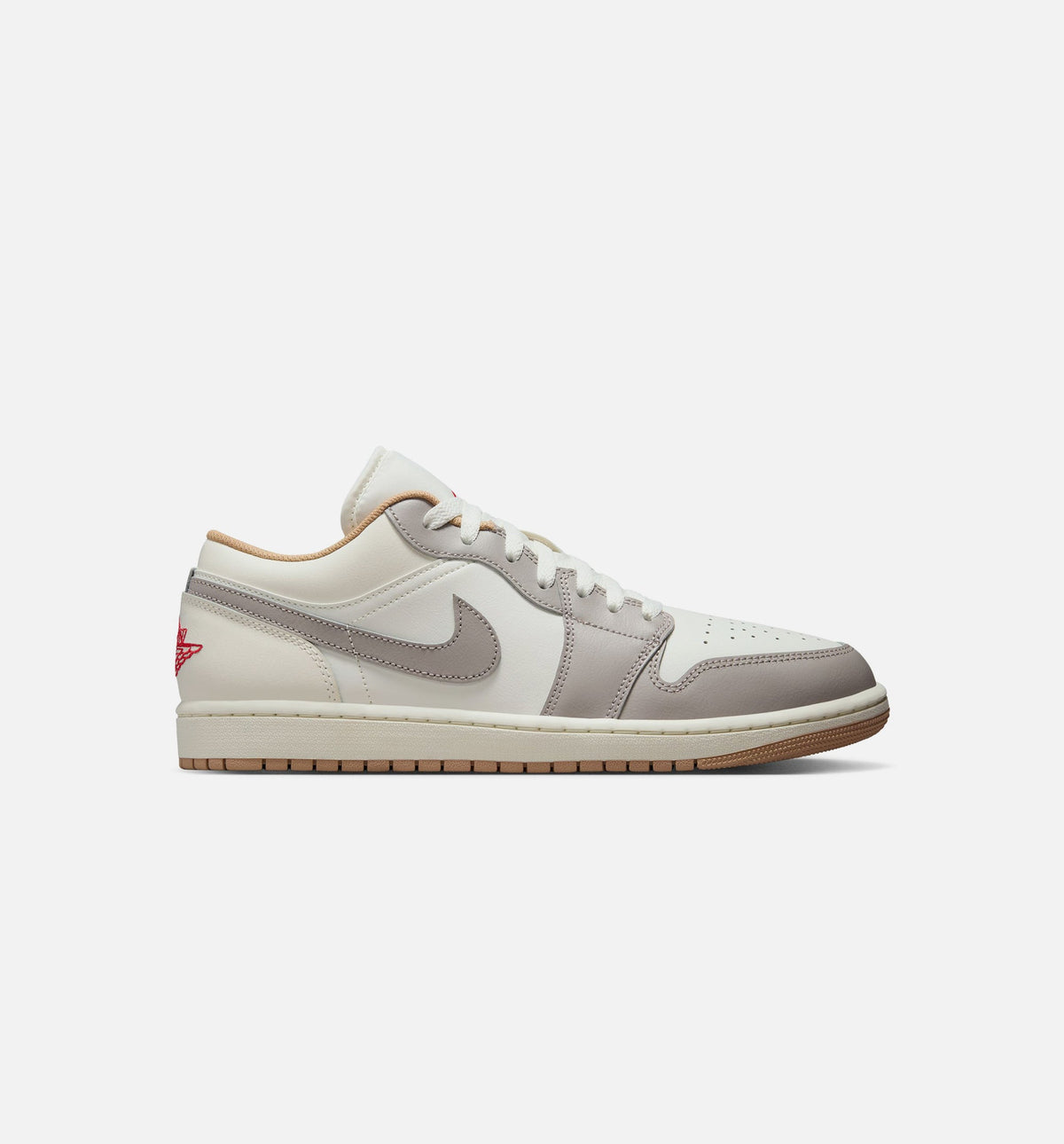 Air Jordan 1 Low Sail & Fire Red Men’s Shoes