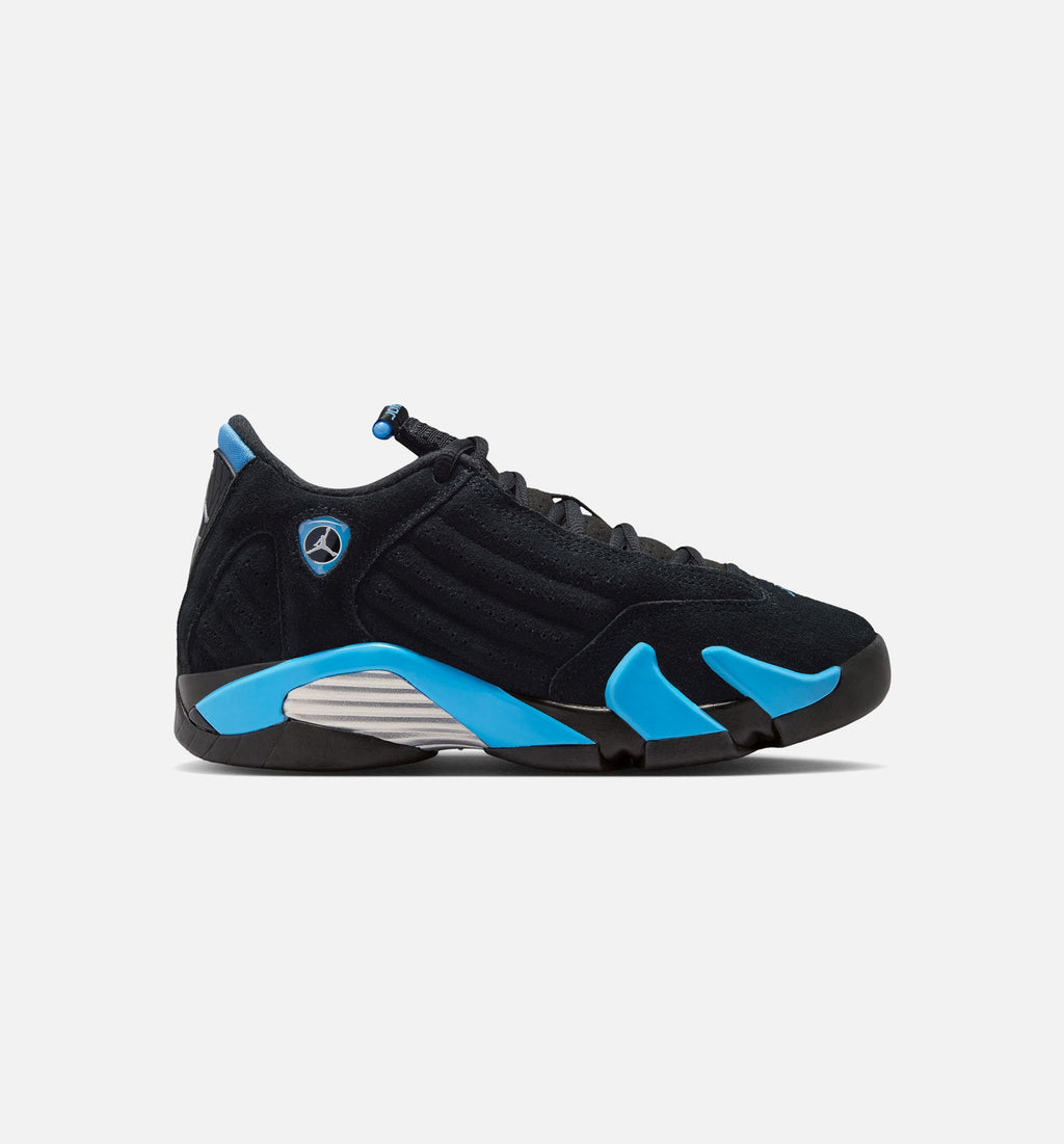 Air Jordan 14 Retro “Black & University Blue” Grade School Shoes
