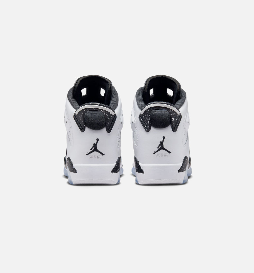 Air Jordan 6 Retro “Black & White” Grade School Shoes