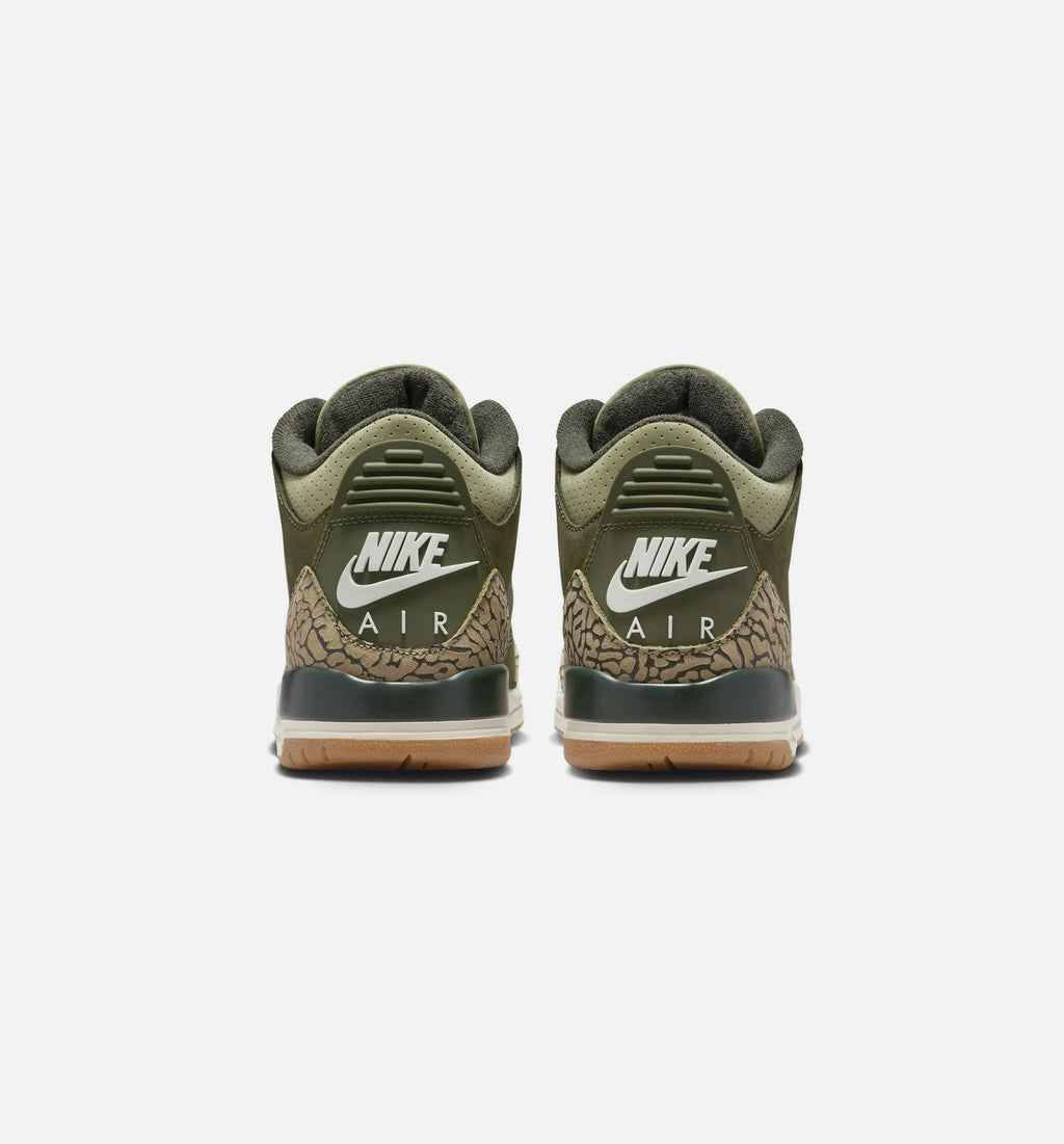 Air Jordan 3 Retro “Medium Olive” Grade School Shoes