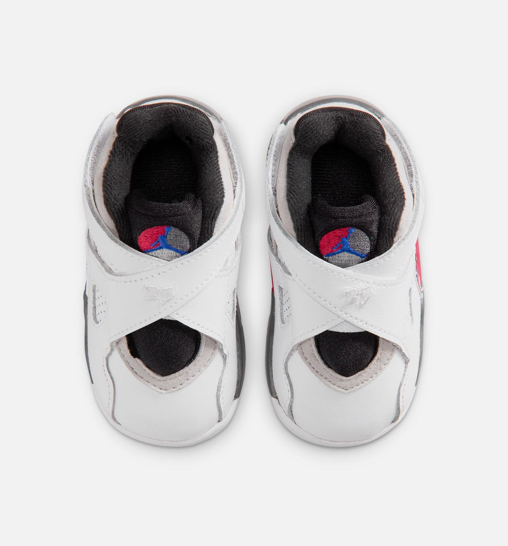 Air Jordan 8 Retro “White & True Red” Infant/Toddler Shoes