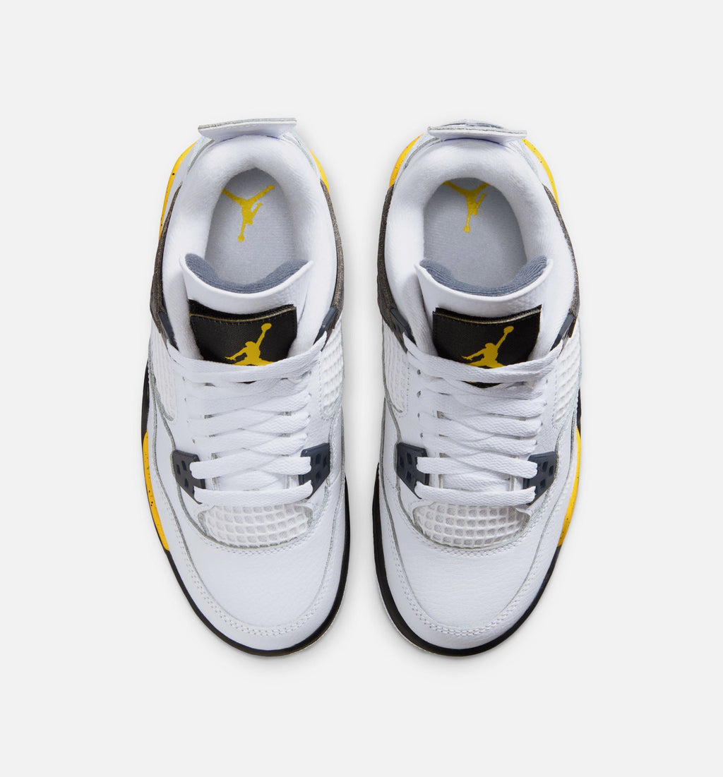 Air Jordan 4 Retro Rare Air “Tour Yellow” Grade School Shoes