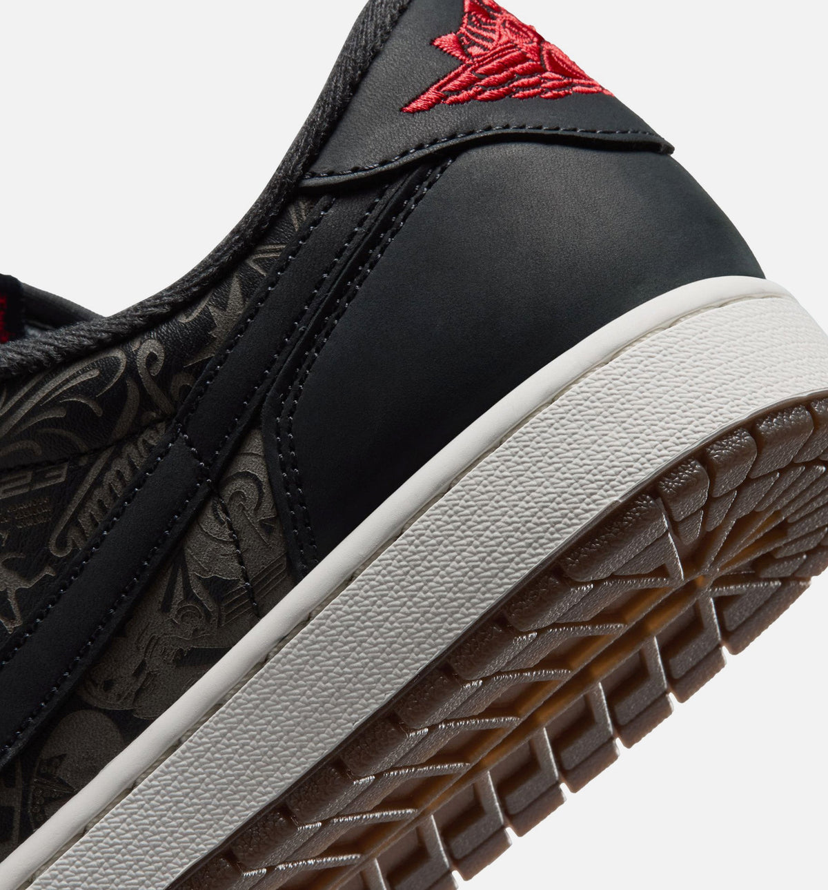 Air Jordan 1 Retro Low OG “Laser Black & Varsity Red” Men’s Shoes