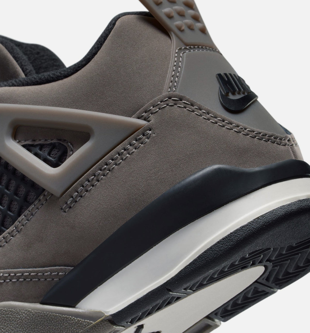 Air Jordan 4 Retro “Cave Stone & Black” Preschool Shoes