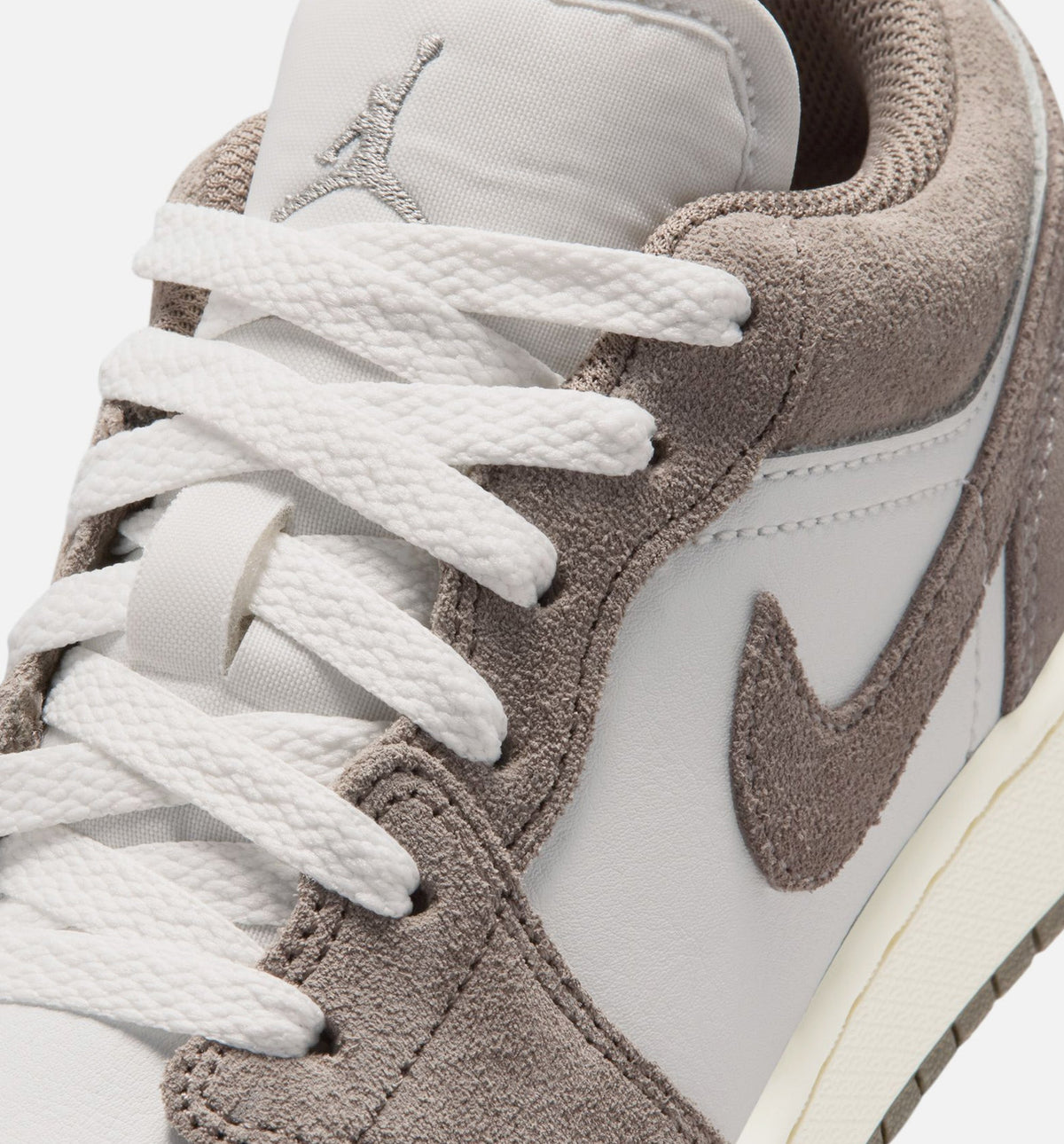 Air Jordan 1 Low “Olive Grey” Grade School Shoes