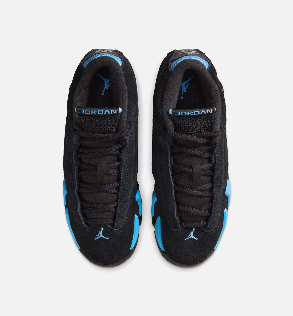 Air Jordan 14 Retro “Black & University Blue” Grade School Shoes