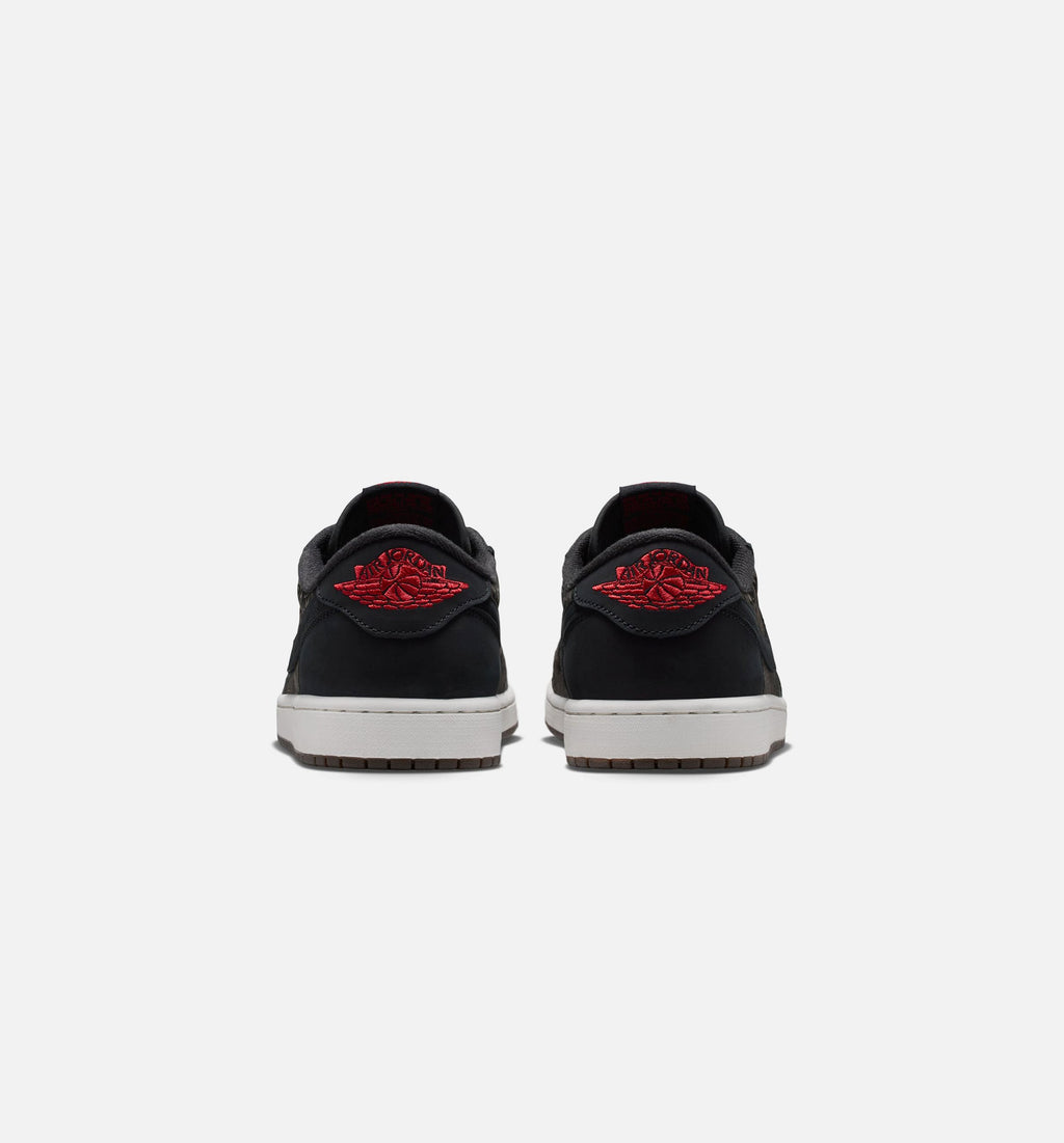 Air Jordan 1 Retro Low OG “Laser Black & Varsity Red” Men’s Shoes