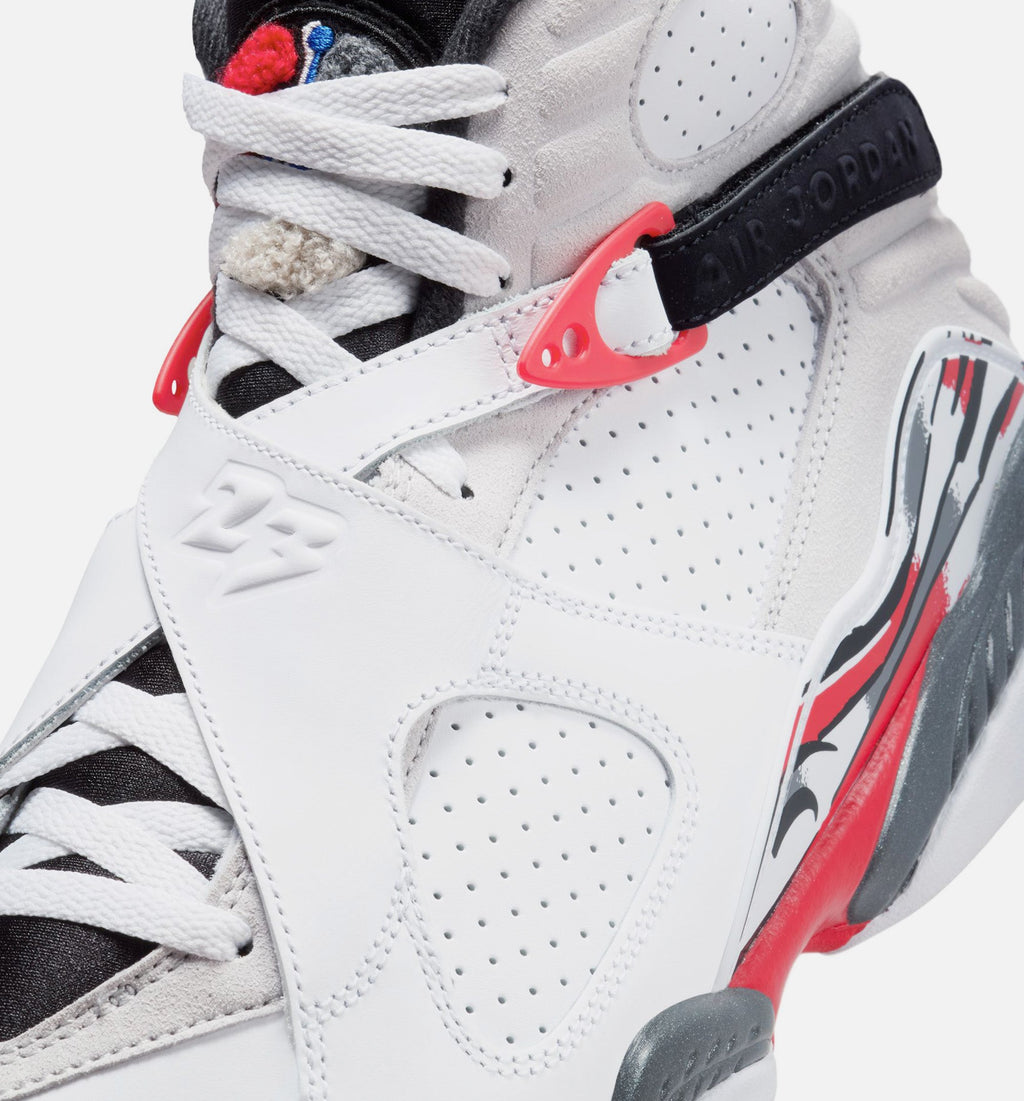Air Jordan 8 Retro “White & True Red” Men’s Shoes