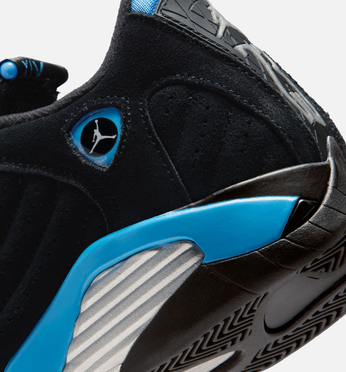 Air Jordan 14 Retro “Black & University Blue” Grade School Shoes