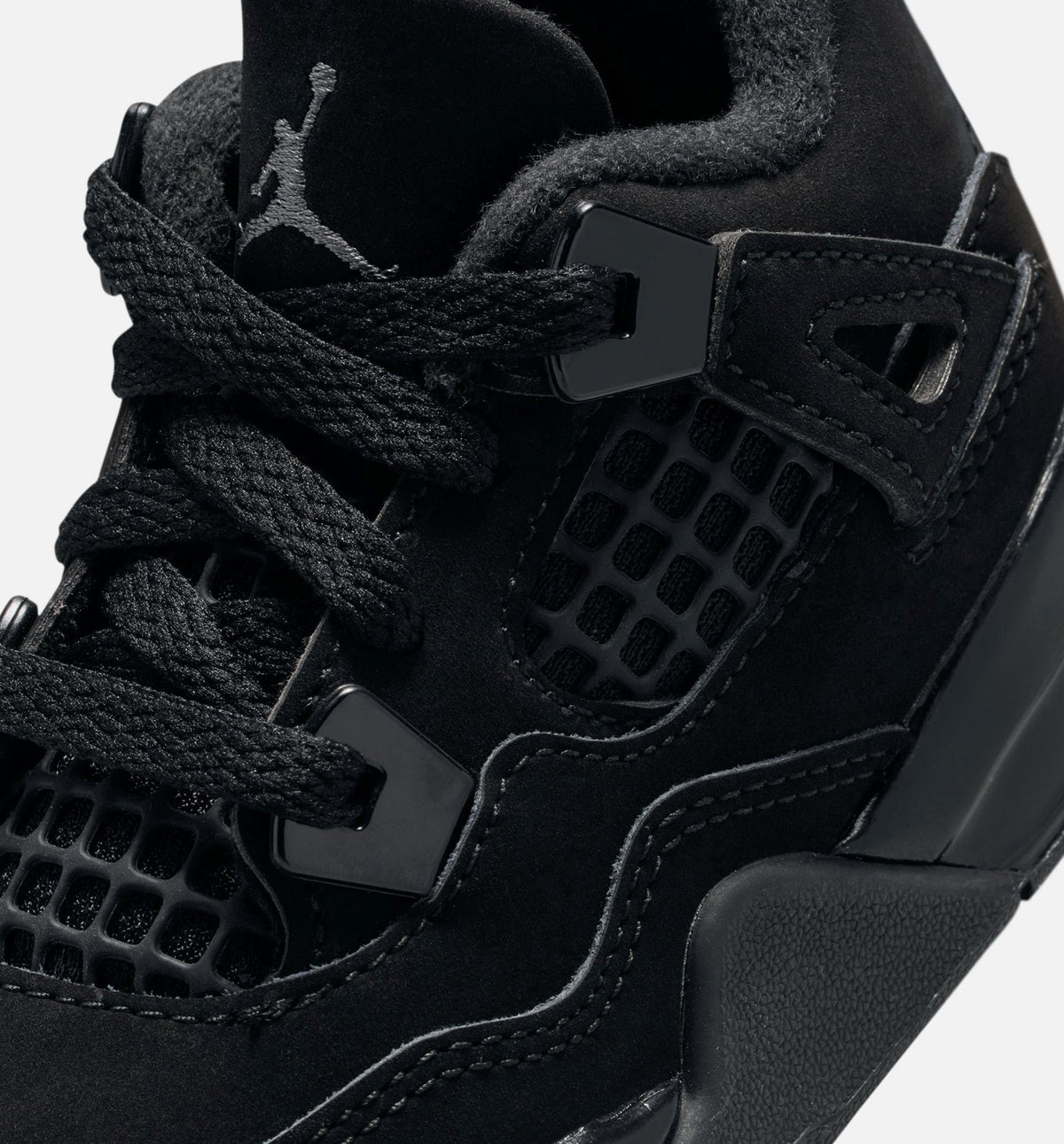 Air Jordan 4 Retro “Black Cat” Infant/Toddler Shoes