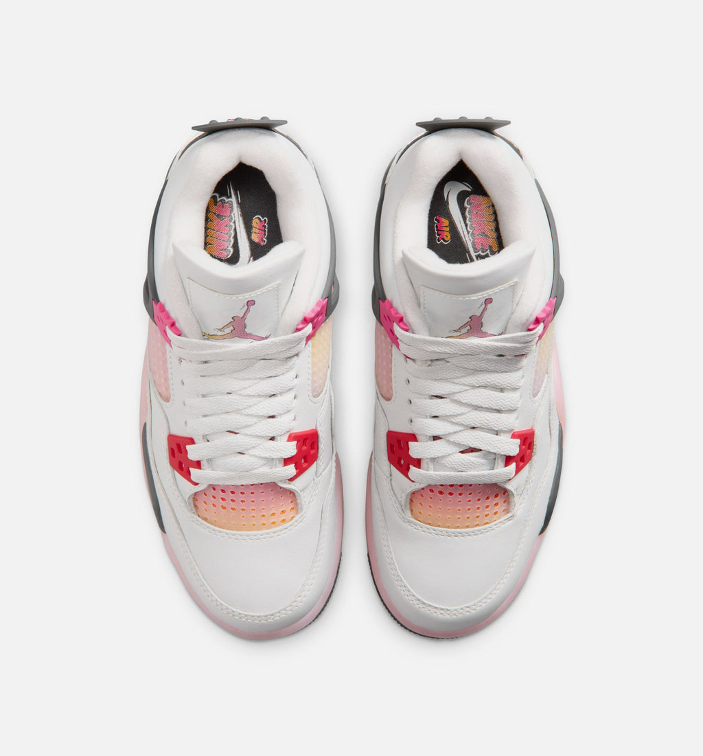 Air Jordan 4 Retro “Comic” Grade School Shoes