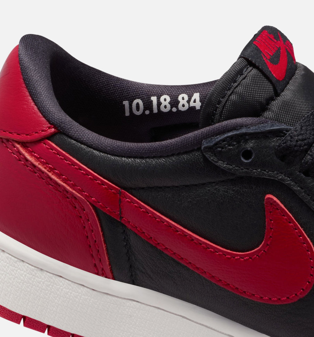 Air Jordan 1 Retro Low OG “Banned” Grade School Shoes