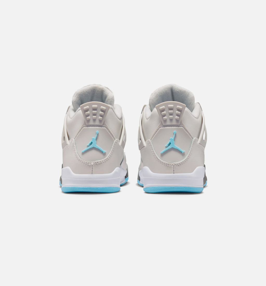 Air Jordan 4 Retro “Blue Chill” Preschool Shoes