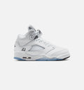 Air Jordan 5 Retro OG “White Metallic” Grade School Shoes