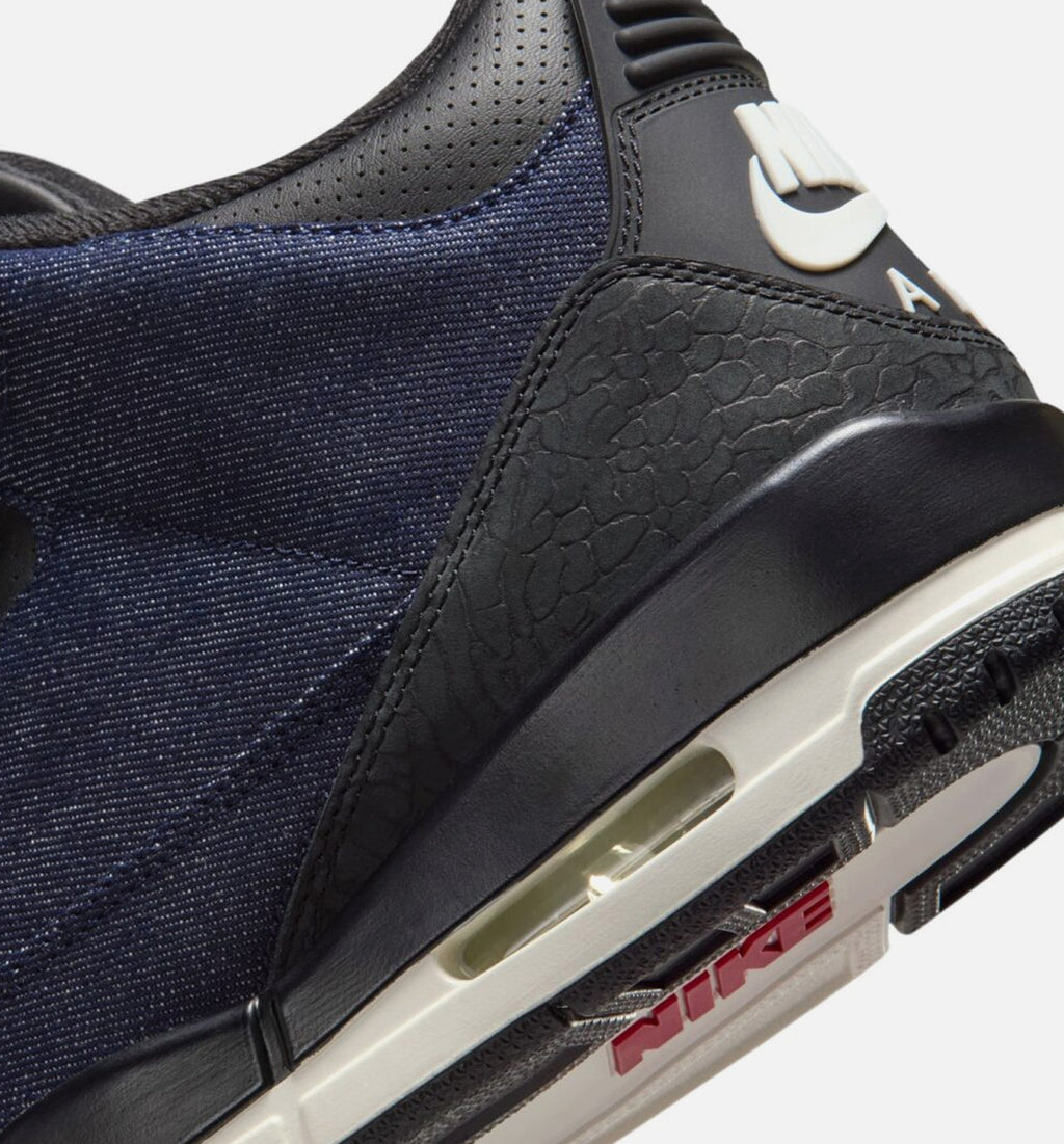 Air Jordan 3 x Levi’s “Indigo & Gym Red” Men’s Shoes