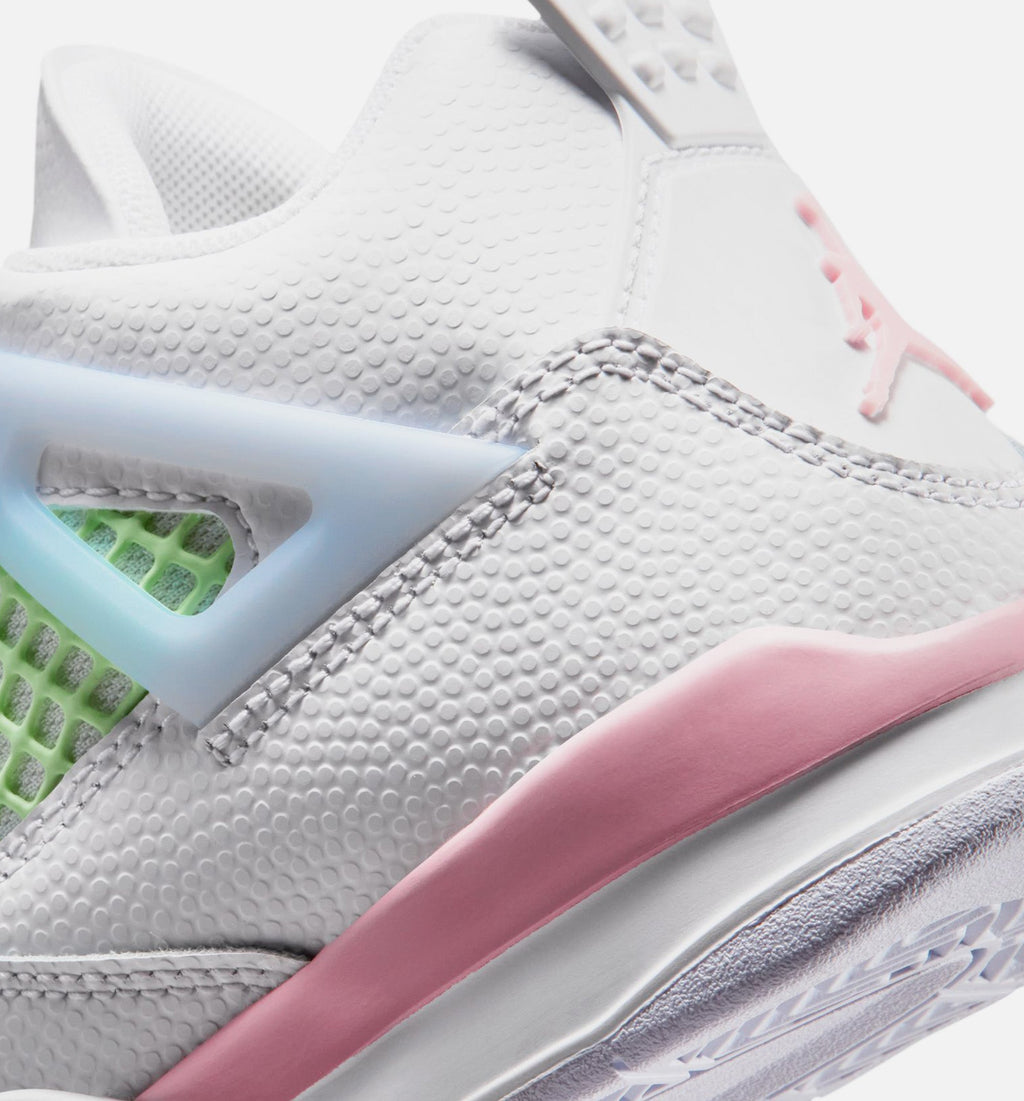 Air Jordan 4 Retro “Medium Soft Pink” Preschool Shoes