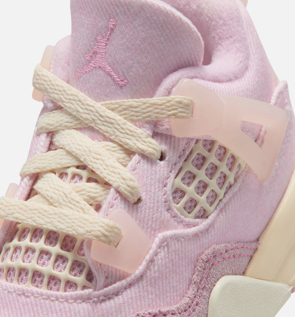 Air Jordan 4 Retro “Pink Pearl & Iced Carmine” Infant/Toddler Shoes