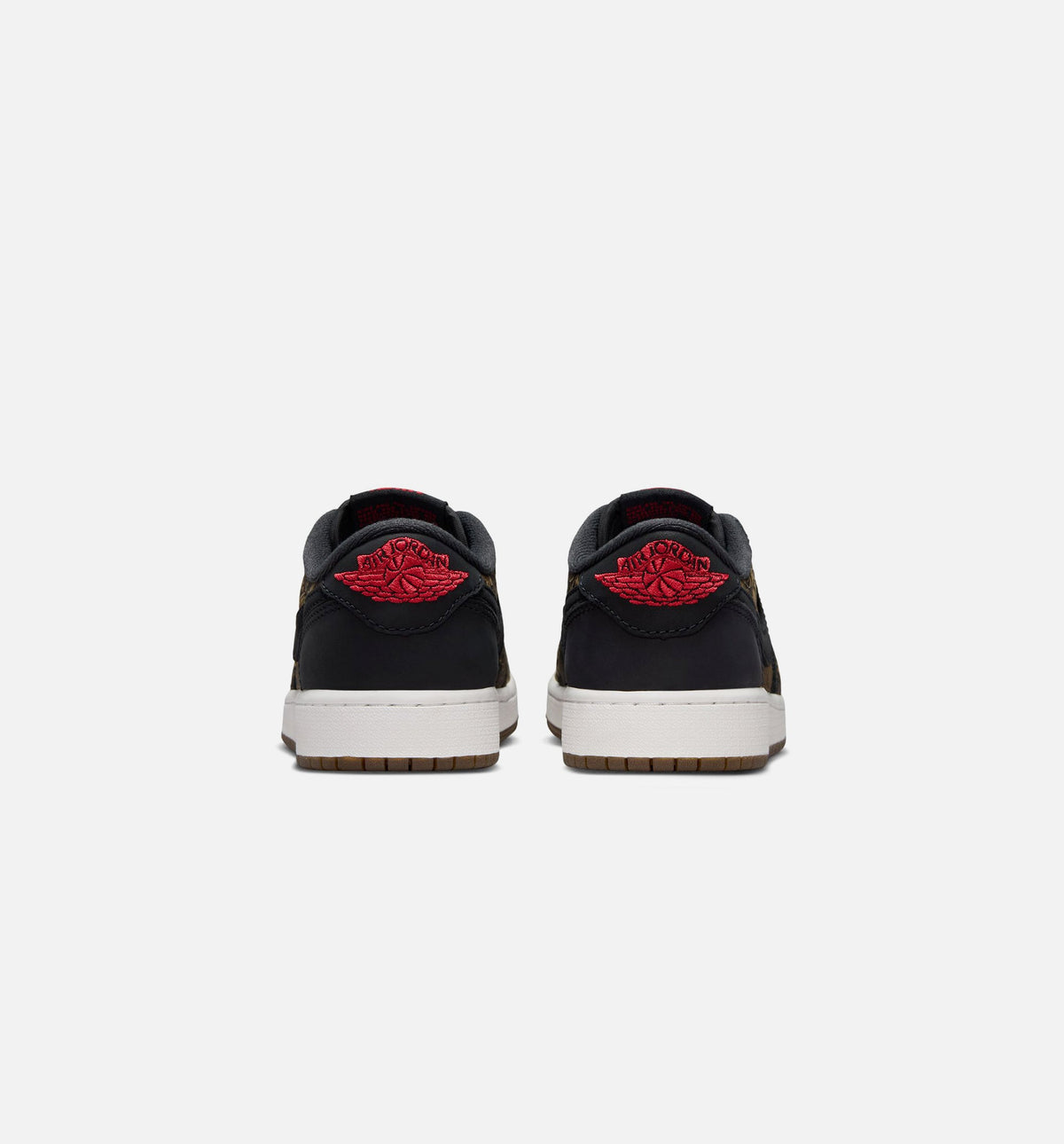 Air Jordan 1 Retro Low OG “Laser Black & Varsity Red” Grade School Shoes