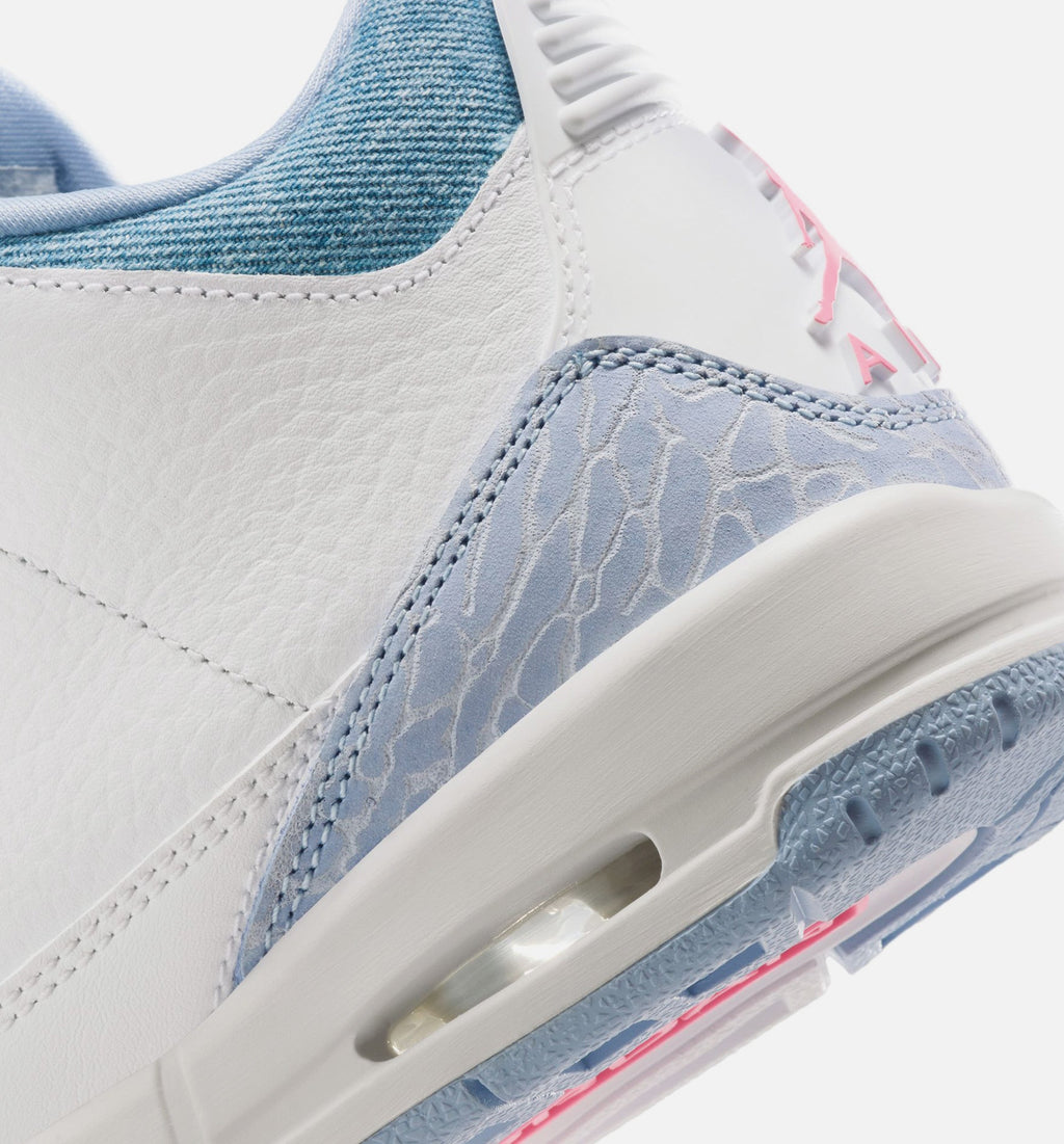 Air Jordan 3 Retro “Cobalt Bliss” Grade School Shoes