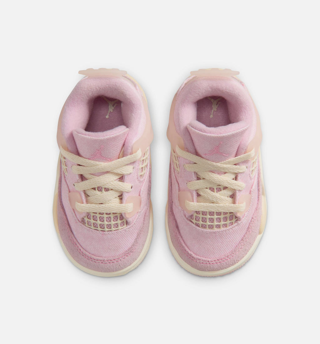 Air Jordan 4 Retro “Pink Pearl & Iced Carmine” Infant/Toddler Shoes