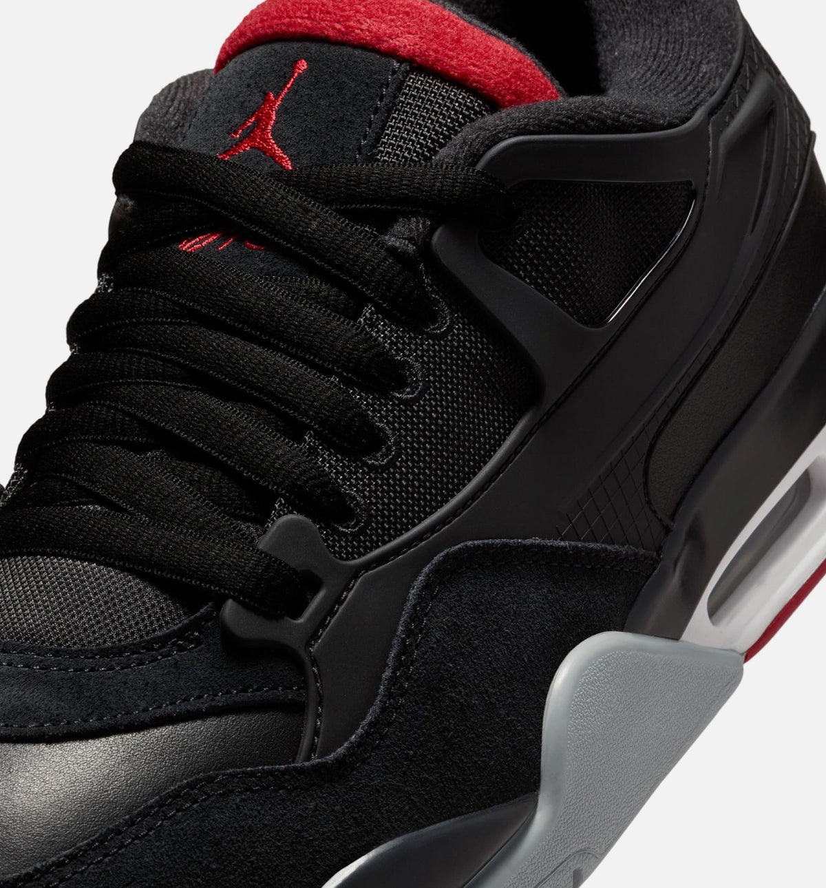 Air Jordan 4 RM Black & Wolf Grey Men’s Shoes