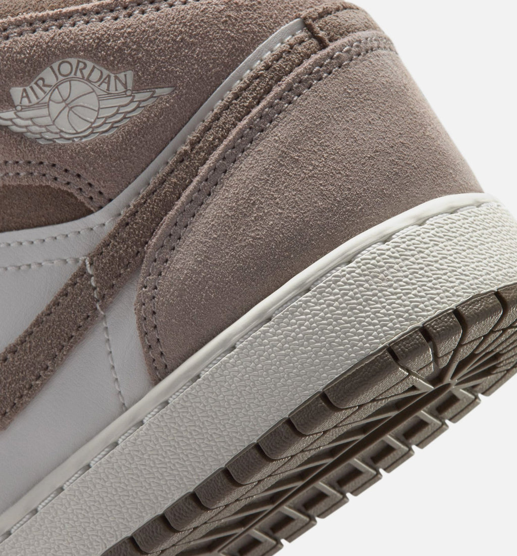 Air Jordan 1 Mid “Enigma Stone” Grade School Shoes