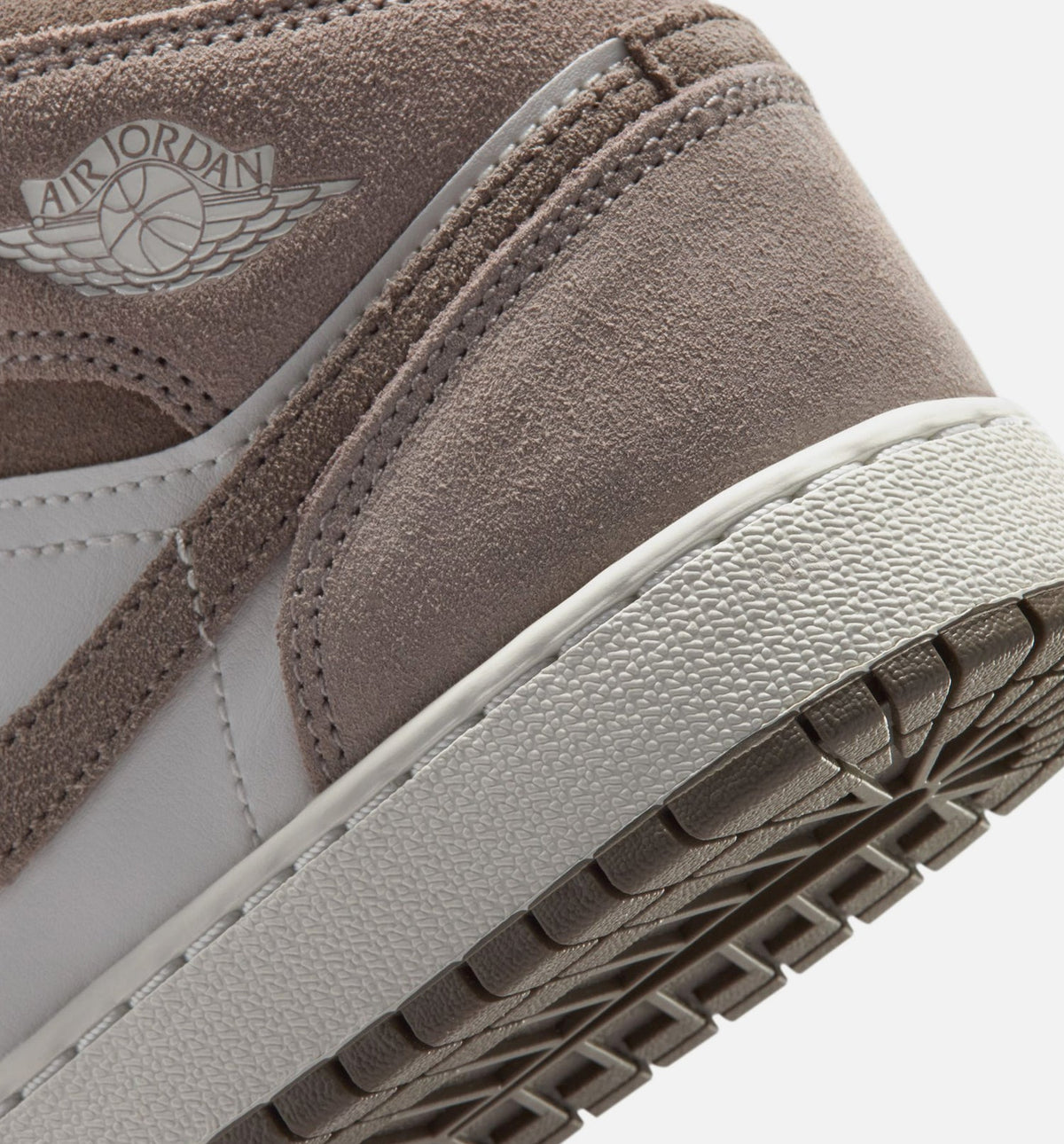 Air Jordan 1 Mid “Enigma Stone” Grade School Shoes