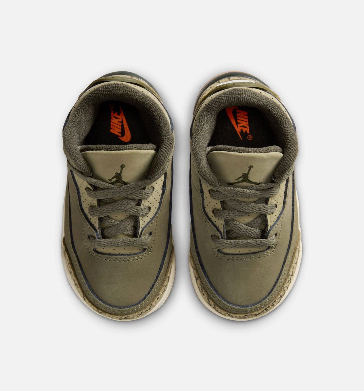 Air Jordan 3 Retro “Medium Olive” Infant/Toddler Shoes