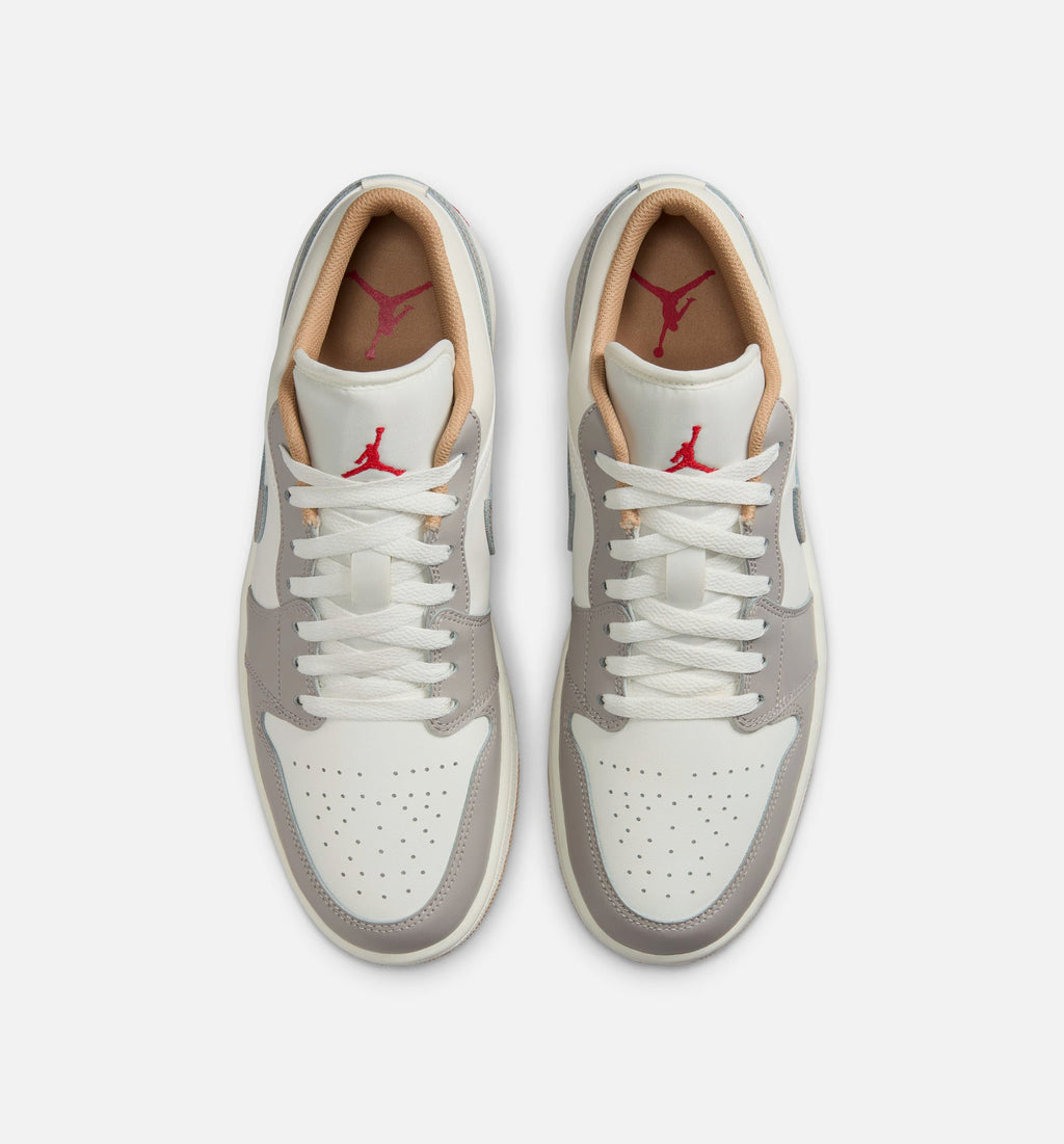 Air Jordan 1 Low Sail & Fire Red Men’s Shoes
