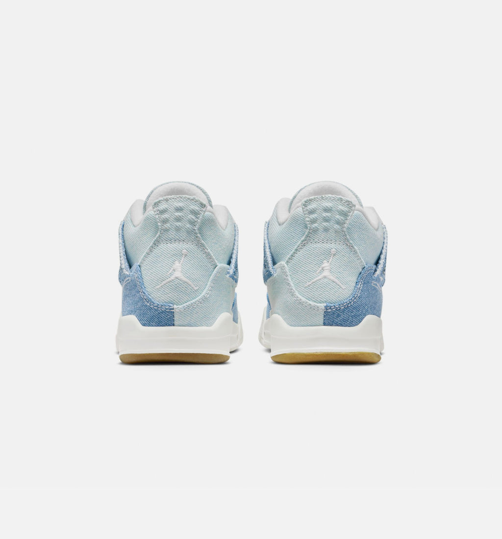 Air Jordan 4 Retro “Worn Blue” Preschool Shoes