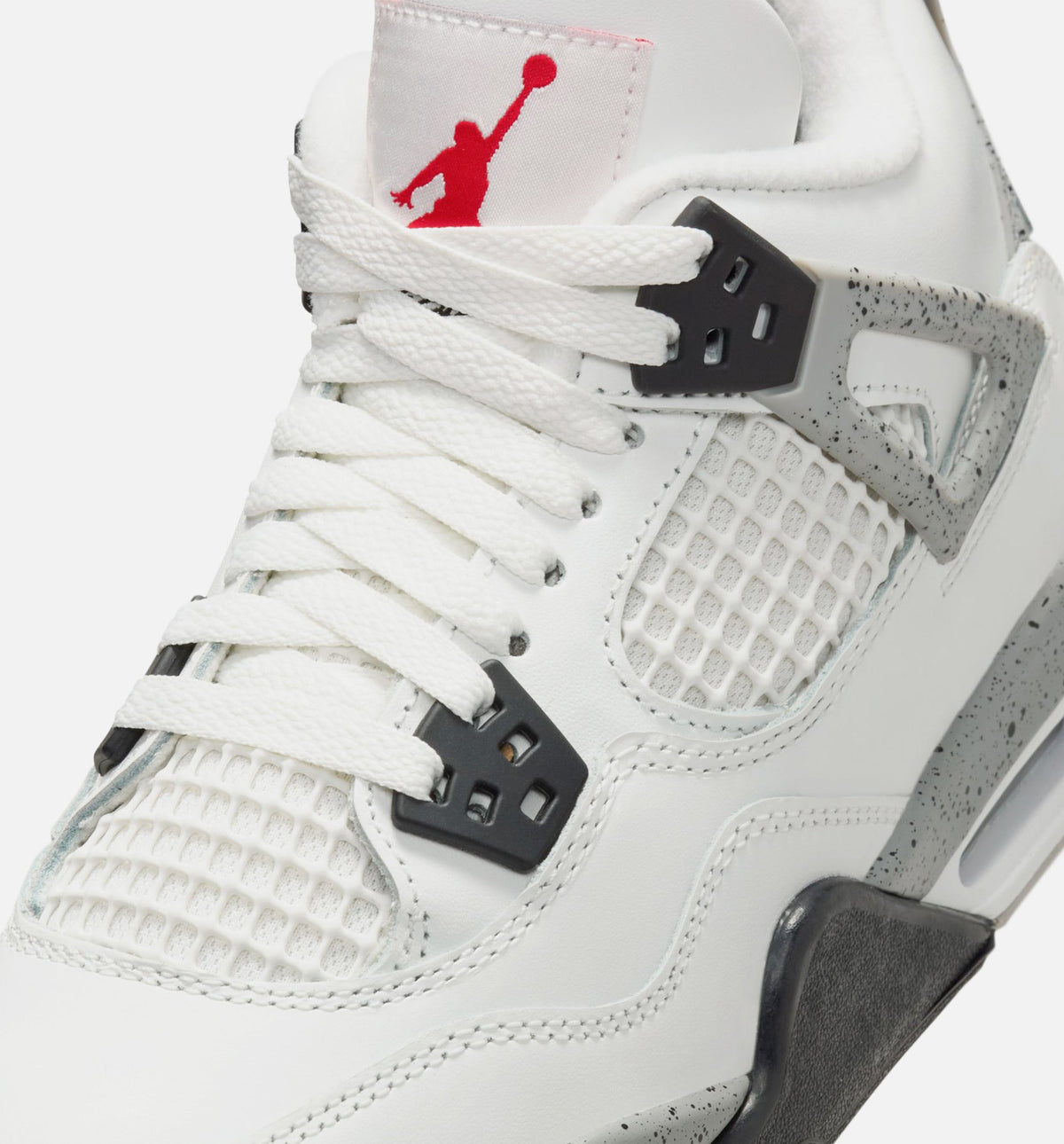 Air Jordan 4 Retro “White Cement” Grade School Shoes
