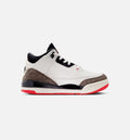 Air Jordan 3 Retro “Sail & University Red” Preschool Shoes