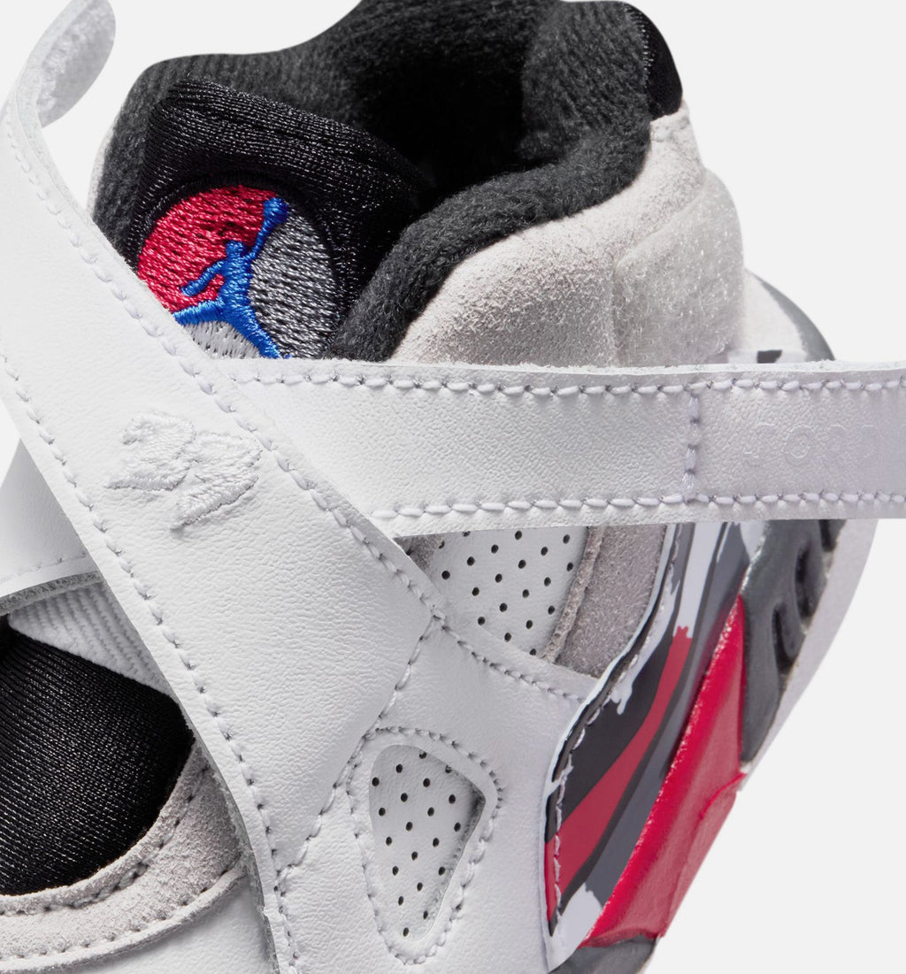 Air Jordan 8 Retro “White & True Red” Infant/Toddler Shoes