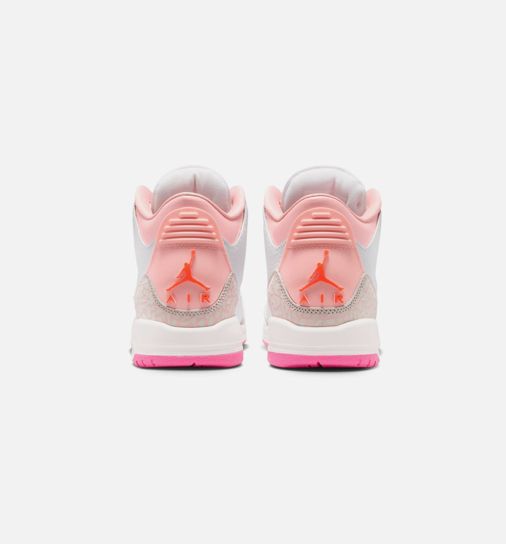 Air Jordan 3 Retro “Spring Flowers” Grade School Shoes